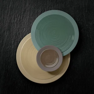 Cheap Bahia Clay Green Flat Plates