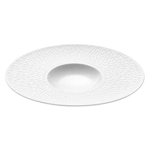 Sale Boreal Satin White Hollow Plates