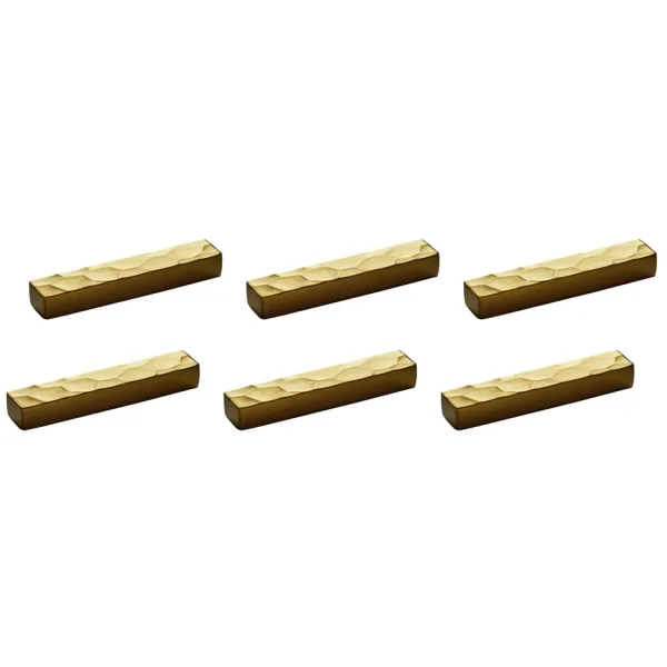 Outlet Brass Hammered Fuse Knives