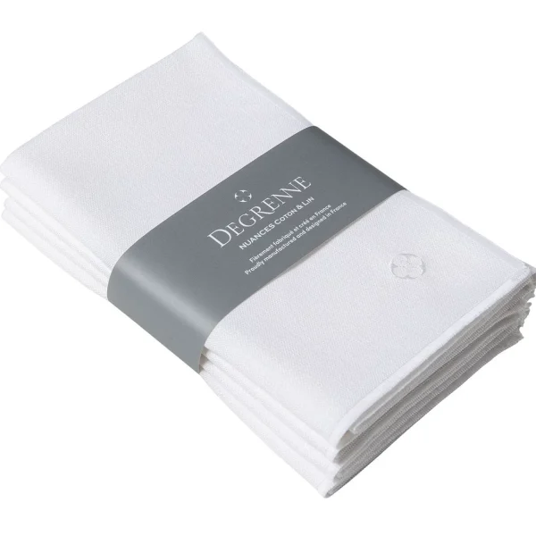 Shop Cotton & Linen Shades White Napkins