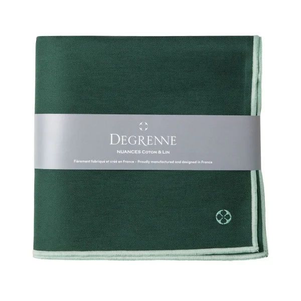 Store Emerald Green Cotton & Linen Shades Tablecloths