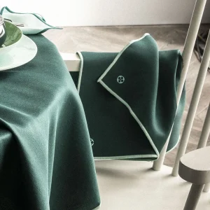 Cheap Emerald Green Cotton & Linen Shades Napkins