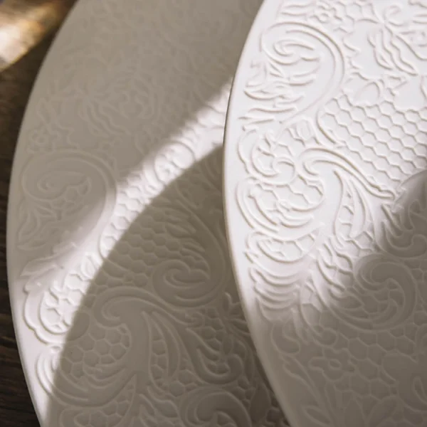 Online L Couture Ivory Collection Flat Plates