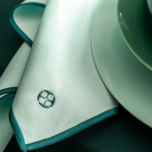 Hot Mint Green Cotton & Linen Shades Napkins