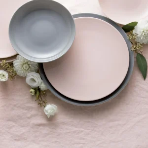 Online Modulo Color Powder Pink Flat Plates