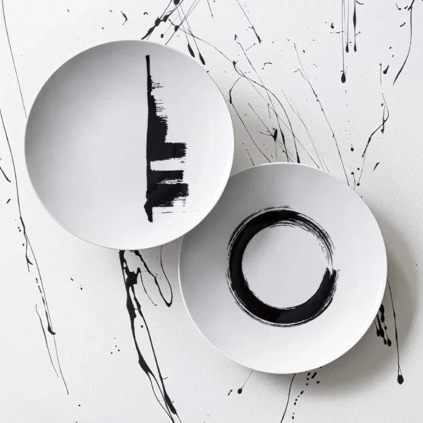 Sale Modulo White Arty Creation Presentation Plates