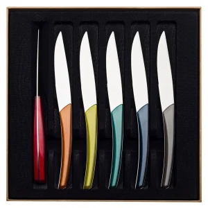 Online Multicolor Mirror Quartz Knives