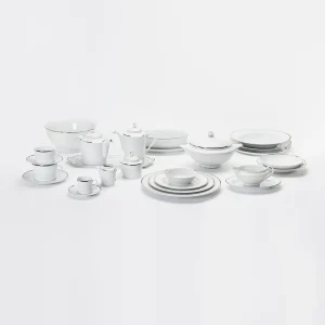 Online Platinum Braid Creamers And Sugar Bowls