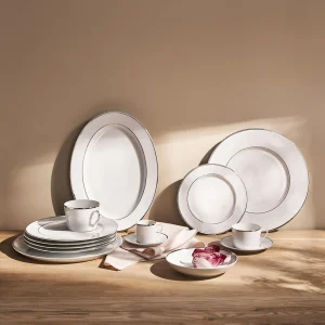 Fashion Platinum Braid Serving Dishes