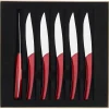 Cheap Red Mirror Quartz Knives