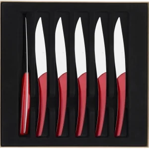 Cheap Red Mirror Quartz Knives