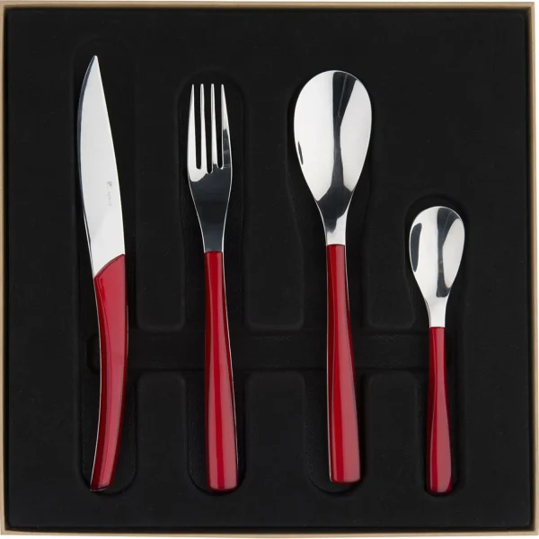 Best Sale Red Mirror Quartz Cutlery Boxes