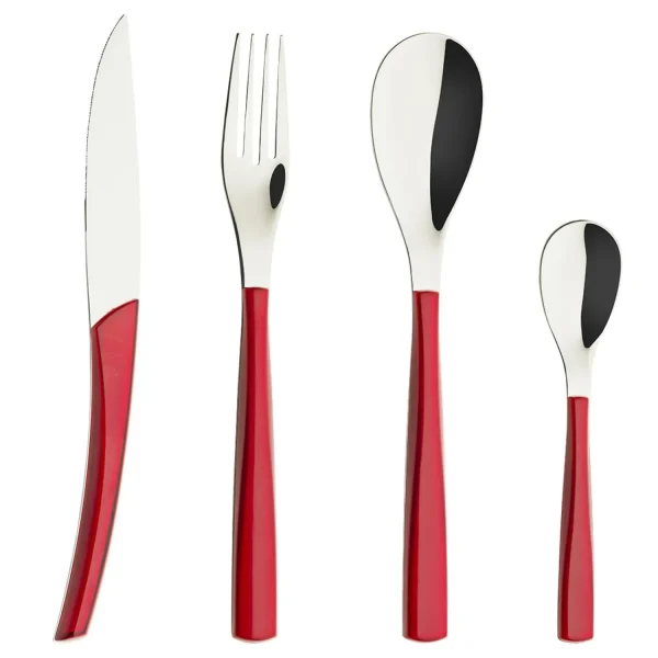 Best Sale Red Mirror Quartz Cutlery Boxes