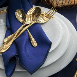 Outlet Shades Cotton & Linen Royal Blue Napkins