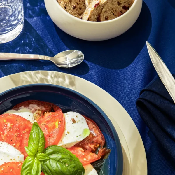 Hot Shades Cotton & Linen Royal Blue Tablecloths