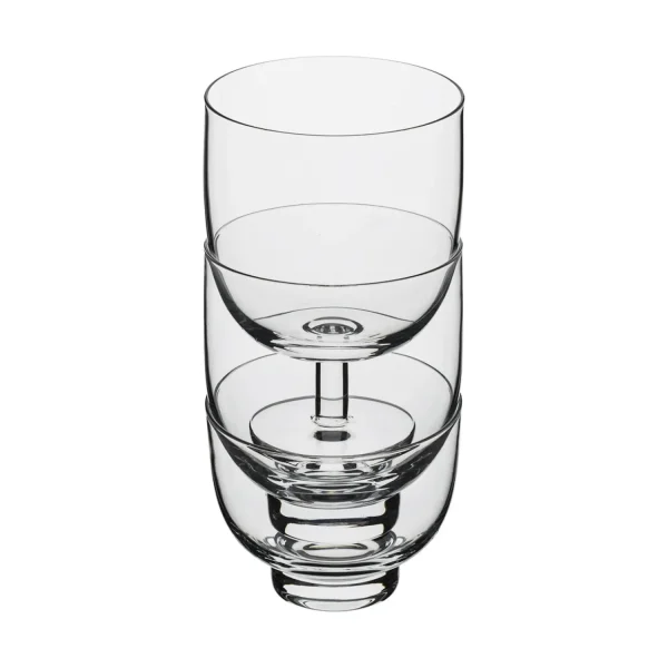 Store Stack Transparent Water Glasses