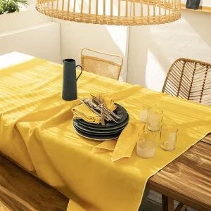 Clearance Sunflower Yellow Cotton & Linen Shades Tablecloths