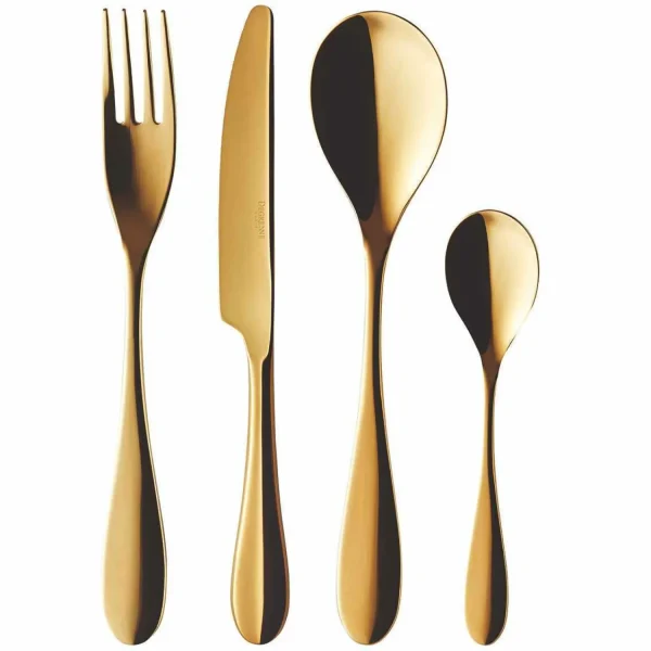 Clearance Wave Gold Cutlery Boxes