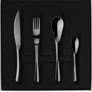 Outlet Xy Black Mirror Cutlery Boxes